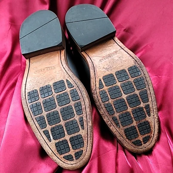 COLE HAAN sz10.5 Air Colton Winter Chukka in Black Iris LIKE NEW - Picture 9 of 11